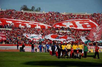 la montée des joueurs wydadis, contre l3adyanne